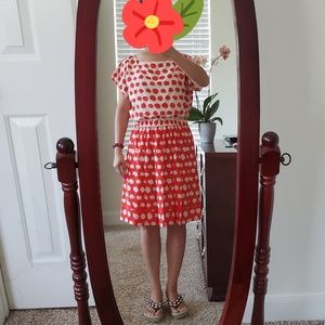 Like new Eliza J polka dot dress